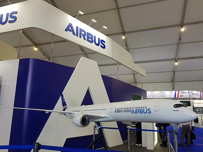 Airbus, стенд на МАКС2021.