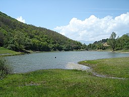 Bobanosjön, nära Trebeništa i maj 2017.