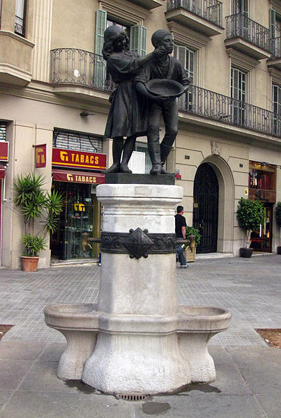 File:018 Font del Negret, av. Diagonal - c. Bruc.jpg