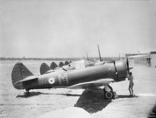 No. 12 Squadron Wirraways at Darwin in January 1941