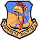 158th Fighter Group (Air Defense) emblem, 1956 158th Fighter Group AD - patch.png