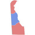 1916 Delaware Gubernatorial Election by County