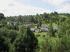 Blick vom Kalvarienberg auf Alendorf und Wacholder