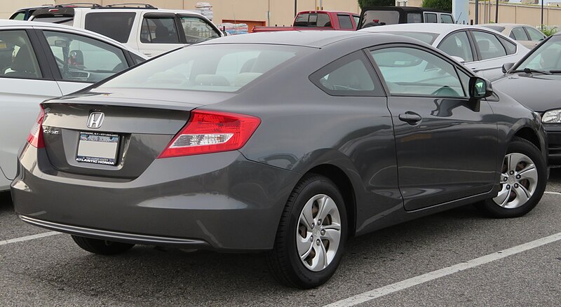 File:2013 Honda Civic LX coupe 1.8L rear 7.4.18.jpg