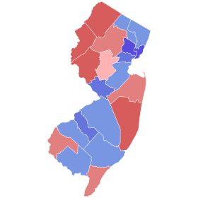 2013 United States Senate special election in New Jersey results map by county.svg