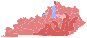 2015 Kentucky gubernatorial election results map by state senate district.svg