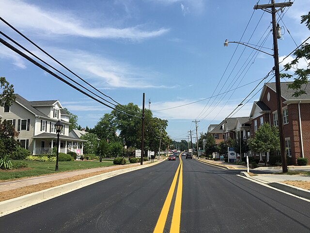 Main Street in Prince Frederick