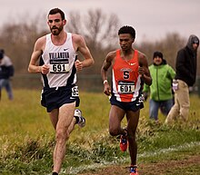 Tiernan (left) competing at the 2016 NCAA Division I Cross Country Championships. 2016 NCAA Division I Cross Country Championships 4663 (30763171320).jpg