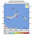2020-02-09 Kokopo, Papua New Guinea M6.1 earthquake intensity map (USGS).jpg