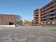 Binnenplein Einsteinschool (april 2021)