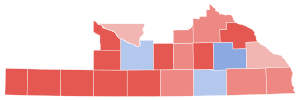 2022 Congressional Election in Minnesota's 1st District.svg