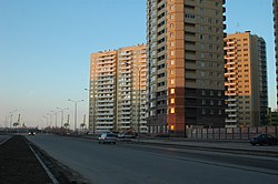 Вид в сторону улицы Маршала Казакова