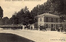 Retour de la troupe à la caserne Bosquet