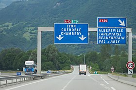 L'échangeur A43/A430