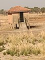 A hat built at a lakeside in Northern Ghana