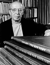 Aaron Copland was the first recipient of the award. Aaron Copland 1970.JPG