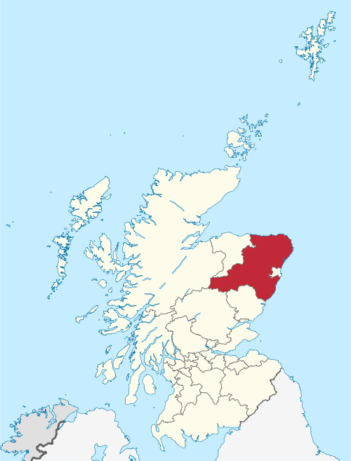 Aberdeenshire within Scotland