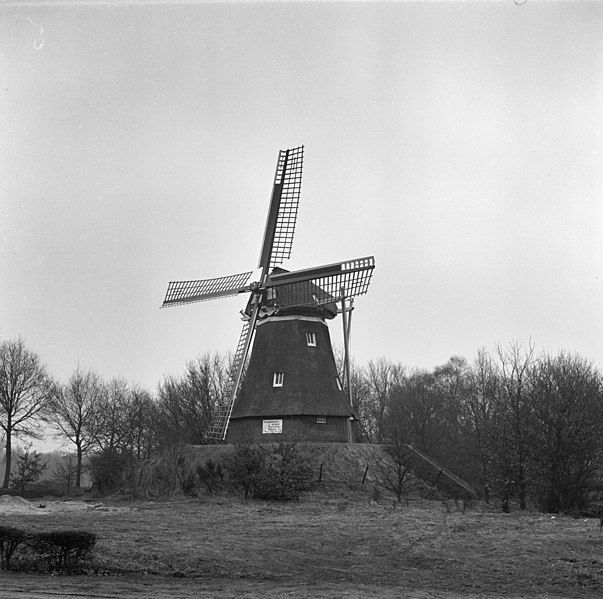 File:Achtkante beltmolen schuin van opzij gefotografeerd - Aalden - 20003302 - RCE.jpg