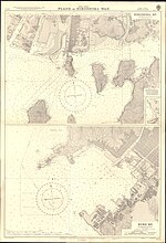 Thumbnail for File:Admiralty Chart No 3472 Plans in Hiroshima Wan, Published 1961.jpg