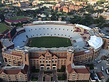 Doak Campbell Stadium hosted its first game in 1950. Aerial view of Doak Campbell Stadium.jpg