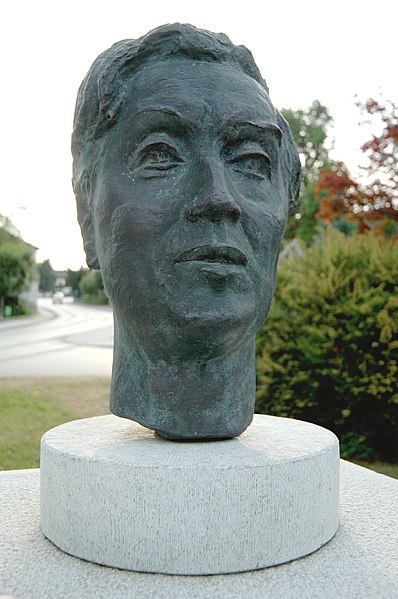 Bust of Berg at Schiefling am See, Carinthia, Austria