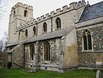 Church of All Saints All Saints, Harston from south east.JPG