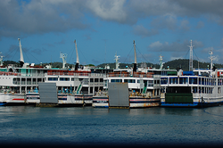 Roll-on/roll-off ferry boats at Allen