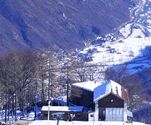 Stazione di valle dello skilift della Cialma