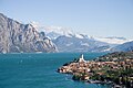 Malcesine, Castello Scaligeri và phía nam hồ Garda