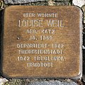 Ansbach Stolperstein Weil, Louise.jpg