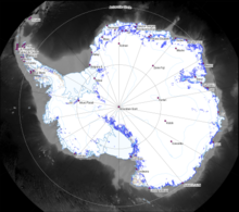 Blue ice fields in Antarctica Antarctic blueice hg.png