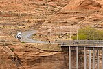 Miniatuur voor Bestand:Arizona, Glen Canyon Bridge, highway 89.jpg