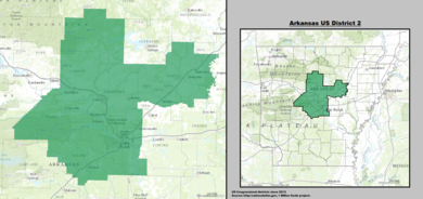 Arkansas US Congressional District 2 (2013'ten beri) .tif