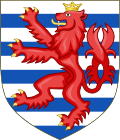 Escudo de armas pequeño de Luxemburgo.