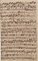 Autograph manuscript from start of Bach's An Wasserflüssen Babylon, BWV 653