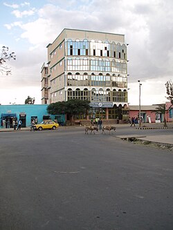 Straattonnel in Aksum