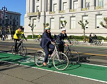 London Breed at San Francisco City Hall on Bike-to-Work Day in 2018 BTWD 2018 London Breed.jpg