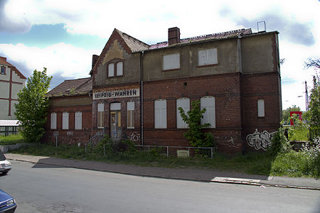 Bahnhofsgebäude Leipzig Wahren 2012