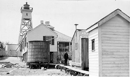 Barataria Bay Lighthouse, c. 1903