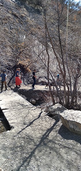 File:Battle Creek Falls trail, mt Timpanogos.jpg