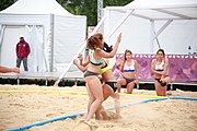 Deutsch: Beachhandball bei den Olympischen Jugendspielen 2018; Tag 5, 10. November 2018; Mädchen, Hauptrunde - Chinese Taipei (Taiwan)-Paraguay 2:0 English: Beach handball at the 2018 Summer Youth Olympics at 11 October 2018 – Girls Main Round – Chinese Taipei (Taiwan)-Paraguay 2:0