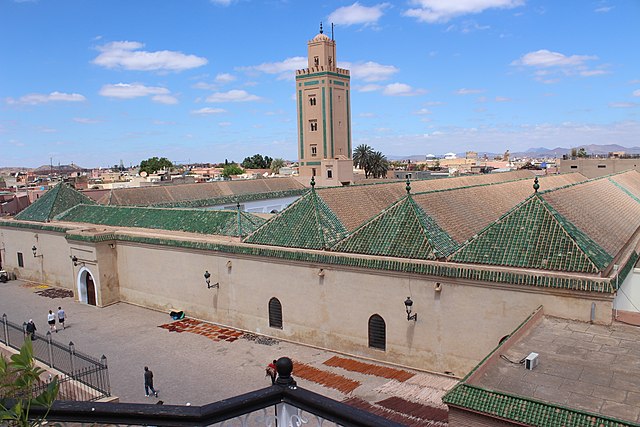 The mosque, seen from the southeast