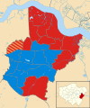 Bexley London UK local election 2002 map.svg