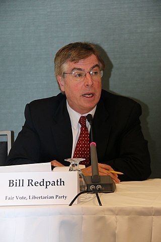 <span class="mw-page-title-main">Bill Redpath</span> 16th chair of the Libertarian National Committee