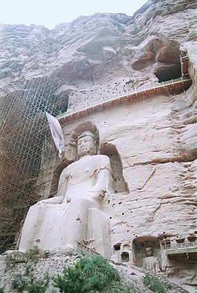 Maitreya-staty i Yongjing.