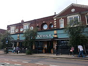 The outside of Sidewalk in the Birmingham Gay Village