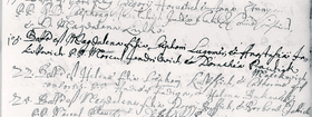 Birth register of MAgda Logomer