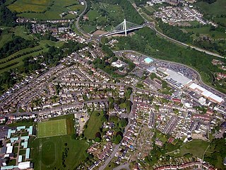 <span class="mw-page-title-main">Blackwood, Caerphilly</span> Human settlement in Wales
