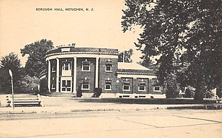 <span class="mw-page-title-main">Metuchen Borough Hall</span> Town hall and registered historic site in New Jersey, US