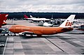 Everyone loved Braniff's Boeing 747s painted orange